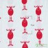 Christmas Decoration Fabric for Sew DIY Handmade Snowman Doll Tree Elk Santa Claus by Half Meter