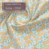 Colorful Small Floral Printed Cotton Poplin Fabric for Dress DIY Sewing Clothes Patchwork 50x140cm