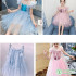 Frozen Mesh Fabric Colorful for Sewing Puff Skirt Princess Dress Cape Costume Wedding Background by Meters