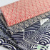 Japanese Wavy Scales Cotton Twill Fabric for Bed Sheet Sew Clothes Home Textile Per Half Meter