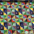 Mandala Cotton Fabric Digital Printed Bohemian Style for Sewing Clothes Bags DIY Handmade by Half Meter