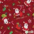 Christmas Decoration Fabric for Sew DIY Handmade Snowman Doll Tree Elk Santa Claus by Half Meter