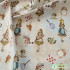 Vintage Muslin Fabric Zakka Digital Printed Cotton For DIY Dolls Clothes Quilting Dresses By Meters