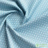 Blue Cherry Blossom Wave Ethnic Cotton Geometric Pattern Digital Printing Fabric For Quilting Clothes DIY Handmade By Half Meter