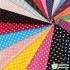 Polka Dot Cotton Fabric Printed Poplin Handmade DIY 3.5mm 2mm Dots for Sewing Per Half Meter