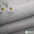 Heavy Thick Soft Jacquard Linen Textile Fabric Morandi Color Home Decoration Sofa Drapery Per Meter