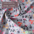 Colorful Small Floral Printed Cotton Poplin Fabric for Dress DIY Sewing Clothes Patchwork 50x140cm