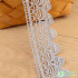 White Lace Fabric Ribbon Wedding for Dresses Macrame 3D Flower Vintage Bridal Lot By Meters