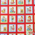Strawberry Fabric 100%Cotton Printing Dyeing Cartoon Flower Children's Clothing for Sewing Cloth By half Meter