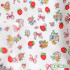 Strawberry Fabric 100%Cotton Printing Dyeing Cartoon Flower Children's Clothing for Sewing Cloth By half Meter
