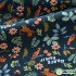 Viscose Fabric Floral Cartoon Plant Retro Printed Rayon Fabric Thin And Light for Sewing Clothes by Half Meter