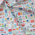 Cotton Fabric Sewing Machine Home Floral Dots Digital Printed DIY Handmade by Half Meter