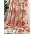 Chiffon Fabric Pearl Printed Floral Plant Breathable for Sewing Summer Dresses Clothes by Meters