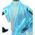 Symphony Laser Cloth Transparent Glass Yarn Flash Colorful Fluorescent for Sewing Stage Costume Performance Mesh Cloth by Meters