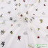 Insects Embroidered Lace Fabric Dot Mesh Fabric Bee Butterfly Fabric Dress Making 150cm wide