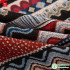 Thicken Yarn Dyed Bohemia Cotton Linen Home Decor Fabric Curtain Sofa Covers by the Meter