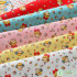 Strawberry Fabric 100%Cotton Printing Dyeing Cartoon Flower Children's Clothing for Sewing Cloth By half Meter