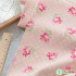 Per Half Meter Red Flower Cotton Printed Fabric Digital Printing Dots for Sewing Dresses Patchwork