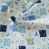 Small Plaid Fabric Patchwork Sewing DIY Handmade Cotton Digital Printing per Half Meter