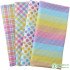 Multicolor Plaid Polka Dot Cotton Digital Printing Fabric For Quilting Children Clothes DIY Handmade By Half Meter