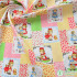 Cotton Fabric Handmade DIY for Sewing Clothing Book Clothes Flowers Strawberry Cartoon Girl Margaret by Half Meter