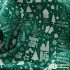 Christmas Decoration Fabric Pure Cotton Snowflake Elk Santa for Sewing Christmas Costumes Gift by Half Meter