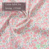 Colorful Small Floral Printed Cotton Poplin Fabric for Dress DIY Sewing Clothes Patchwork 50x140cm
