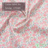 Colorful Small Floral Printed Cotton Poplin Fabric for Dress DIY Sewing Clothes Patchwork 50x140cm