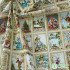 Newspaper Fabric Map Retro Vintage Digital Printed for Handmade DIY Sewing Accessories