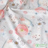 Soft Thin Country Style Flowers Fabric Muslin Digital Printing for Sewing Clothes Dresses Shirt Overalls Per Half Meter