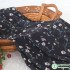 Floral Flowers Polka Dot Printed Chiffon Fabric for Quilting Tops Dress Blouse DIY No Elastic Chiffon Per Meters