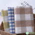 Plaid Fabric Dyed Linen Solid Color for Sewing Pillow Sofa Tablecloth Black and White Grid by Meters