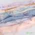 30D Printed Floral Chiffon Fabric Summer Thin Transparent for Sewing Dress Female Seaside Vacation Shawl by Meters