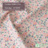 Colorful Small Floral Printed Cotton Poplin Fabric for Dress DIY Sewing Clothes Patchwork 50x140cm