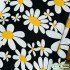 Thin Daisy Floral Cotton Poplin Fabric Print Sewing Patchwork for Children Clothes DIY 150x50cm