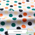 Polka Dots Print Rayon Fabric for Sewing Clothes Dress Home Decoration By the Half Metre 50x143cm