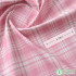 Pink Plaid Fabric Pure Cotton Digital Printing for Sewing Children Clothes Dress Patchwork per Half Meter