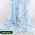 30D Printed Floral Chiffon Fabric Summer Thin Transparent for Sewing Dress Female Seaside Vacation Shawl by Meters