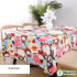 Thick Cotton Stripe Flowers Floral Printed Canvas Fabric for Tablecloths Sofa Shoes Curtain Home Decor By the Half Meter