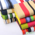 Thick Cotton Stripe Flowers Floral Printed Canvas Fabric for Tablecloths Sofa Shoes Curtain Home Decor By the Half Meter