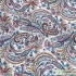 Ethnic Bandana Paisley Fabric Floral Cotton Printed Poplin for Sewing Dresses DIY Handmade Dolls Accessories Per Half Meter