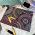 Mandala Cotton Fabric Digital Printed Bohemian Style for Sewing Clothes Bags DIY Handmade by Half Meter