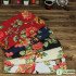 Kapok Printed Cotton And Linen Ethnic Upholstery Fabric For DIY Handmade Table Runner Quilting Clothes Per Meters