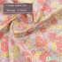 Colorful Small Floral Printed Cotton Poplin Fabric for Dress DIY Sewing Clothes Patchwork 50x140cm