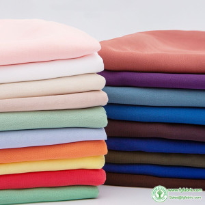 Solid Color Thin 100d Drape Chiffon Quilting Fabric for Sewing Clothes Dresses by the Meter