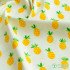Fruit Cotton Printed Twill Fabric Watermelon Banana Pineapple Cherry Orange Peach Fabric for Sewing Clothes by the Half Meter