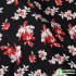 Rayon Fabric Dark Small Floral Flower Thin And Light DIY Handmade Pajamas Summer Clothes By Half Meter