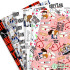 Nurses Doctor Cartoon Movie Polyester Canvas Pure Cotton/4 ways stretch Knit Material Fabrics DIY Tissue Sewing Quilting Cloth