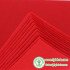 CMCYILING Red Hard Felt Fabric 1MM Thickness Polyester Cloth For DIY Crafts Dall Scrapbook  Non-Woven Sheet  10 Pcs/Lot  30*30cm