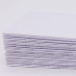 Hard White Felt For Sewing Scrapbooking DIY Craft ,Polyester Cloth 1MM Thickness 20cmX10cm 40Pcs/Lot